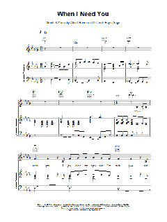 When I Need You von Scott Joplin (Download) 