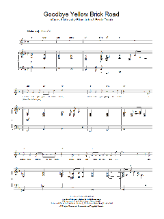 Goodbye Yellow Brick Road von Scott Joplin (Download) 