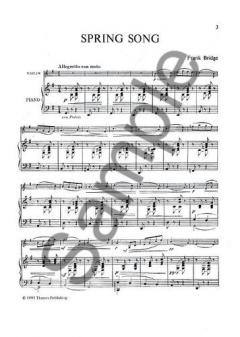 11 Pieces For Violin And Piano Vol. 2 von Frank Bridge im Alle Noten Shop kaufen