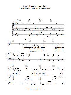 God Bless The Child von Ballard MacDonald (Download) 