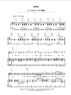 Hello von Norman Gimbel (Download) 