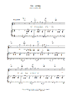 So Lonely von Sting (Download) 