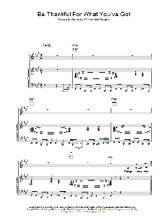 Be Thankful For What You've Got (Download) 