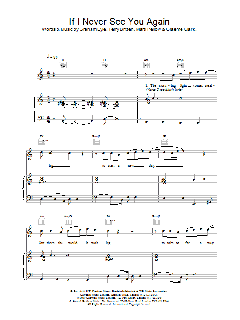 If I Never See You Again (Download) 