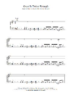 Once Is Twice Enough (Download) 