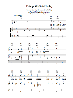 Things We Said Today (Download) 