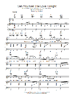 Can You Feel The Love Tonight von Elton John (Download) 