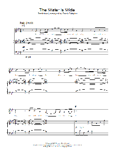 The Water Is Wide von Traditional (Download) 