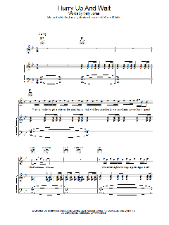 Hurry Up And Wait von Fred Ebb (Download) 