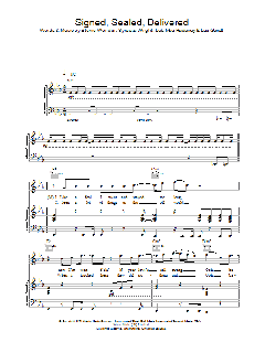 Signed, Sealed, Delivered von Stevie Wonder (Download) 