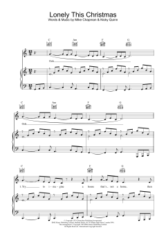 Lonely This Christmas von Mud (Download) 