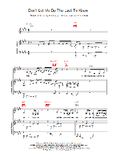 Don't Let Me Be The Last To Know (Download) 