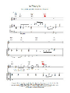 In This Life von Giacomo Puccini (Download) 