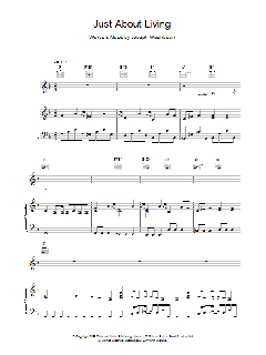 Just About Living von Isaac Albéniz (Download) 