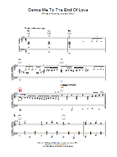 Dance Me To The End Of Love von C Scott (Download) 