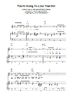 You're Going To Lose That Girl von Sol Lake (Download) 