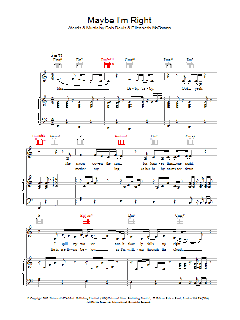 Maybe I'm Right von John Williams (Download) 