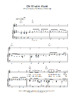 Oh What A World von Franz Schubert (Download) 