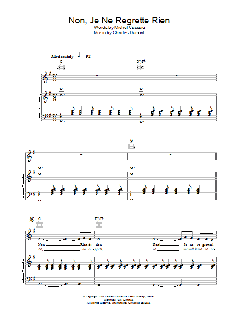 Non, Je Ne Regrette Rien von Jerome Kern (Download) 