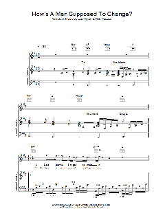 How's A Man Supposed To Change? (Download) 