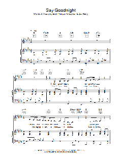 Say Goodnight von John Williams (Download) 