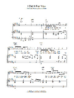 I Did It For You von Jerry Goldsmith (Download) 