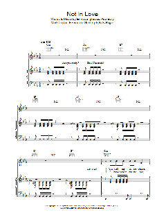 Not In Love von Leslie Bricusse (Download) 