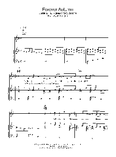 Forever Autumn von Robert Starer (Download) 