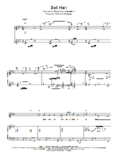 Bali Ha'i von Don Black (Download) 