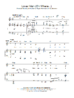 Lover Man (Oh Where...) von Ernesto Lecuona (Download) 