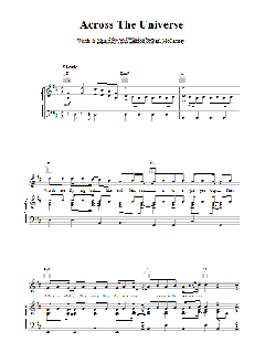 Across The Universe von The Beatles (Download) 