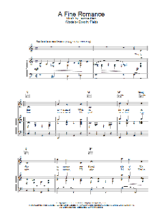 A Fine Romance von Jerome Kern (Download) 