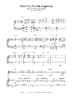 Don't Cry For Me Argentina von Madonna (Download) 