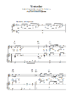 Yesterday von The Beatles (Download) 