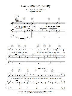 Eva Beware Of The City von Andrew Lloyd Webber (Download) 