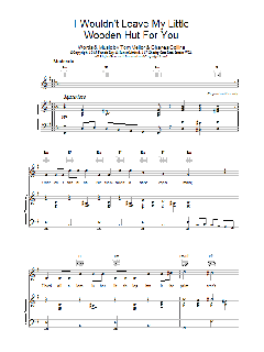 I Wouldn't Leave My Little Wooden Hut For You von Charles Collins (Download) 