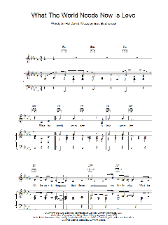 What The World Needs Now Is Love von Ray Evans (Download) 