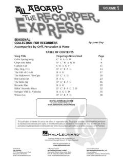 All Aboard The Recorder Express Vol. 1 (Janet Day) 