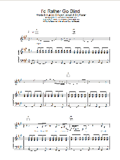 I'd Rather Go Blind von Etta James (Download) 