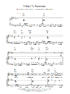 A Night To Remember von Michael Giacchino (Download) 