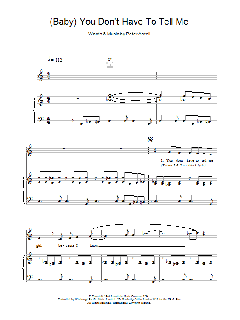 (Baby) You Don't Have To Tell Me von Scott Walker (Download) 