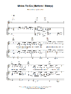 Miles To Go Before I Sleep von Celine Dion (Download) 