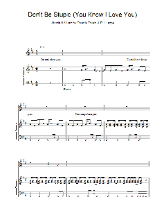 Don't Be Stupid (You Know I Love You) von Shania Twain (Download) 