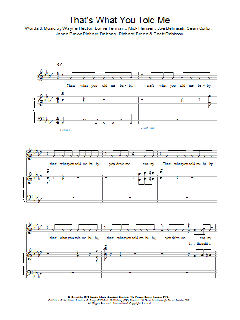 That's What You Told Me von Five (Download) 