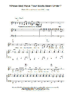 Whose Bed Have Your Boots Been Under? von Shania Twain (Download) 