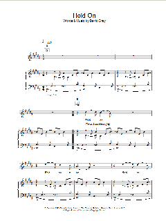 Hold On von David Gray (Download) 