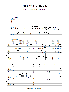 That's Where I Belong von Paul Simon (Download) 