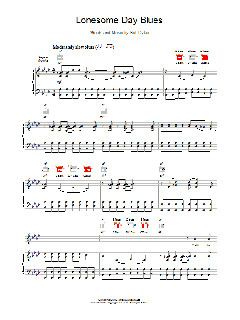 Lonesome Day Blues von Bob Dylan (Download) 