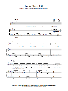 I'm A Slave 4 U von Britney Spears (Download) 