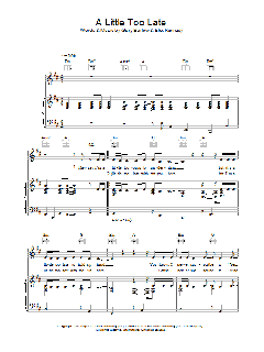 A Little Too Late von Delta Goodrem (Download) 